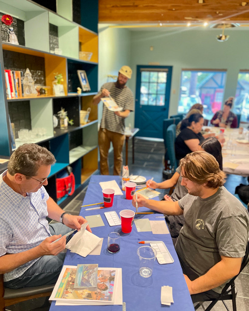 Ian Blackhall Scott Workshop Pigments & Pours Class - Ian Blackhall Scott (Nov 22)