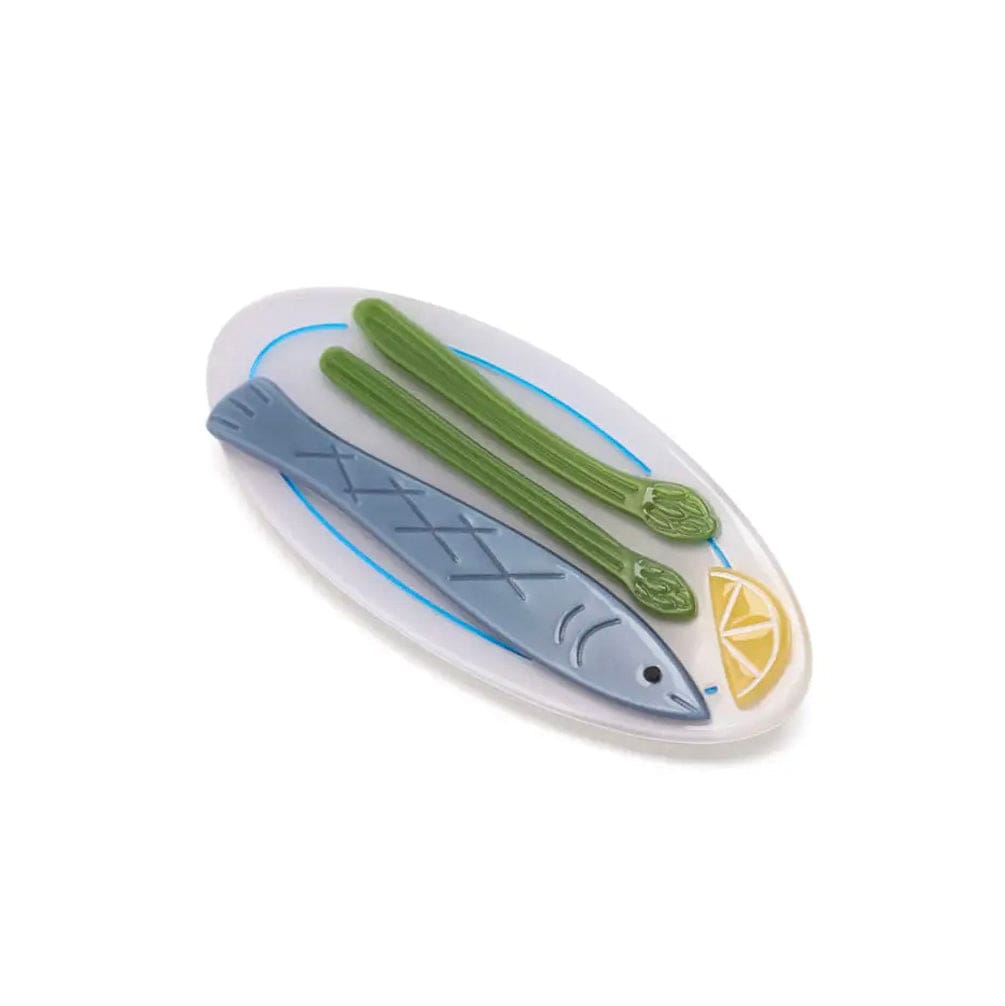 Winona Irene Inventory Sardine + Asparagus (2.25") Winona - Barrettes/Clips